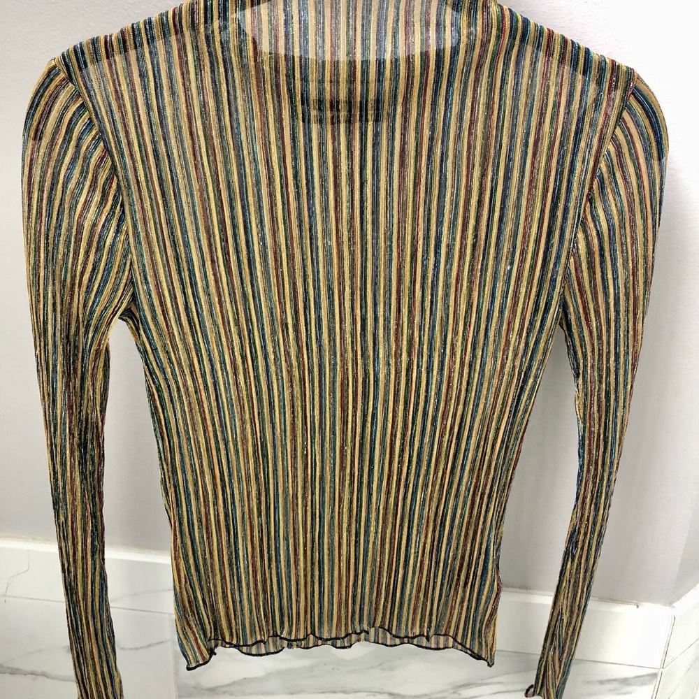 Urban Outfitters Striped Multicolor Long Sleeve Top